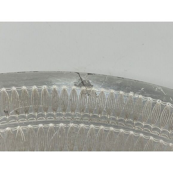 Silver Plated Bowl WMF Sigrid Kupetz Engraved Mid Century MCM Vintage 9.25” - Picture 7 of 9